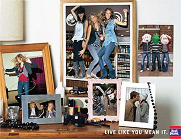Just Jeans Live Like You Mean It Advertising Campaign