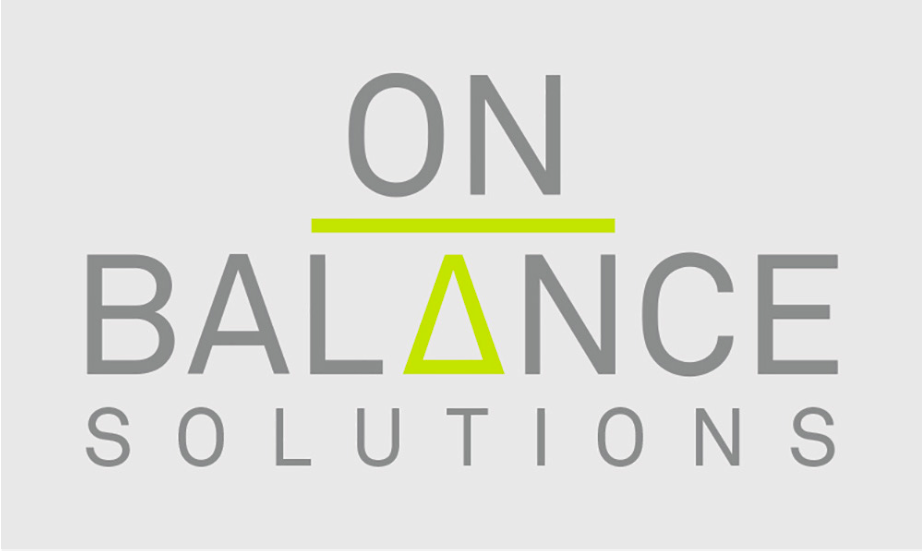 on balance solutions logo and graphic design