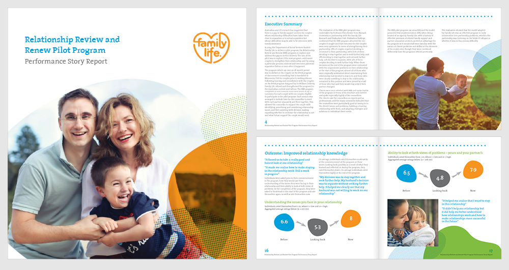 Family Life Relationship Review and Renew Pilot Program Report