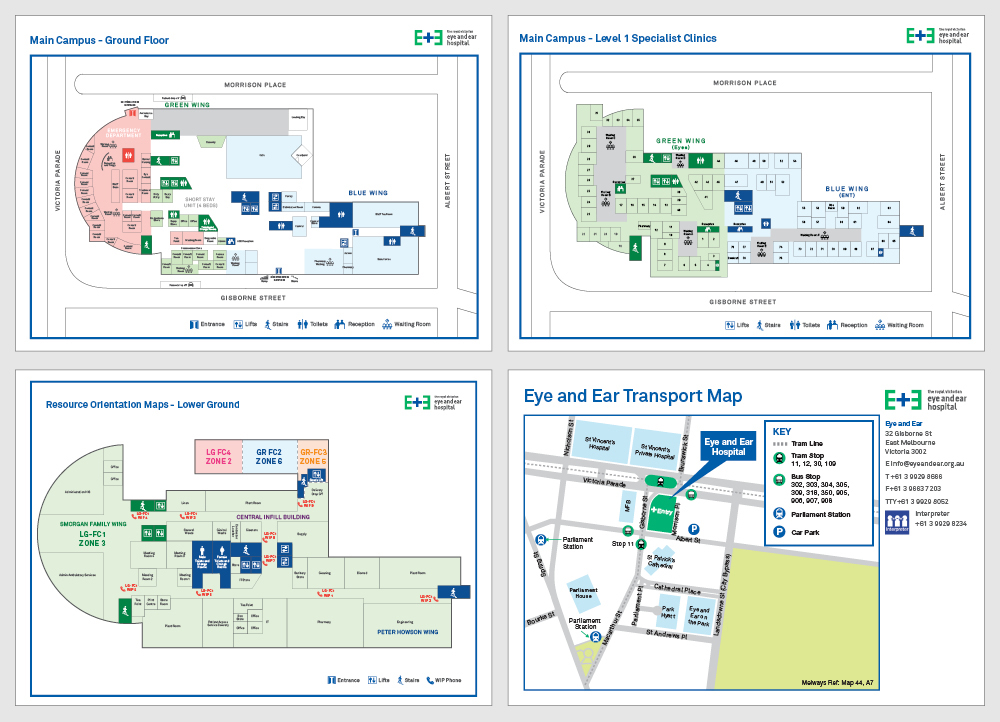 Eye and Ear Hospital maps
