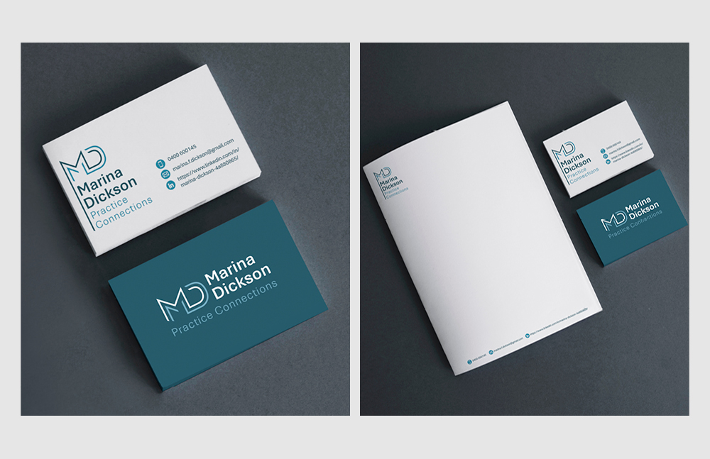 Marina Dickson Consultancy Branding Design 