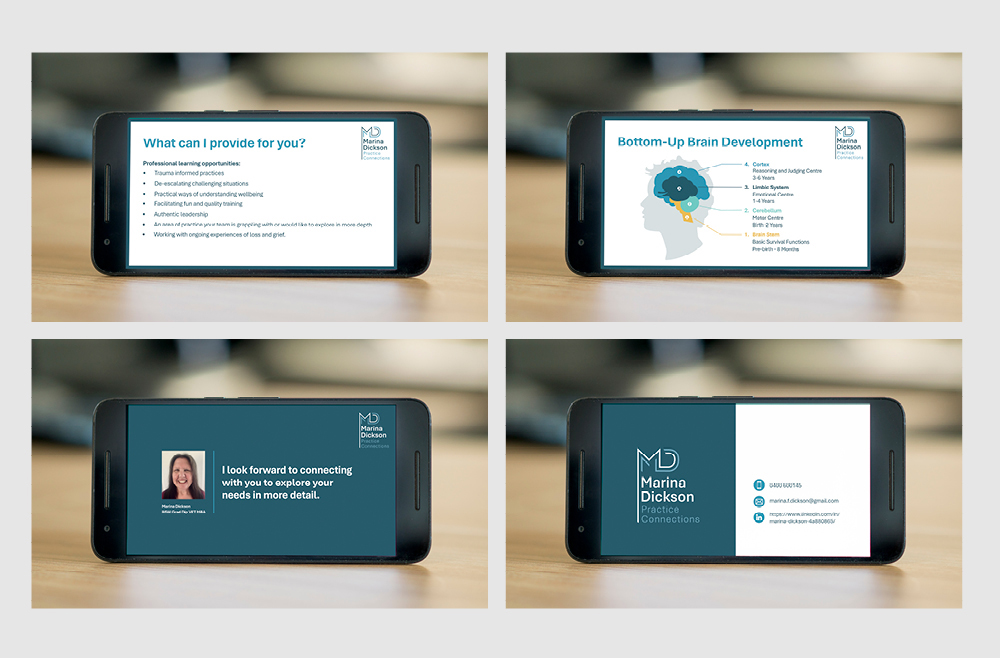 Marina Dickson Consultancy Digital Presentation Template